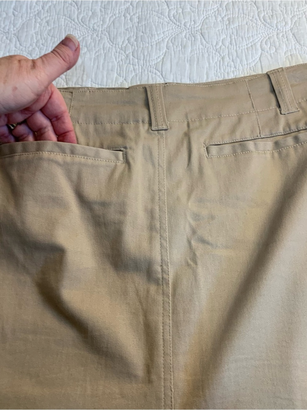 Cato Tan A-Line Midi Skirt - Picture 7 of 11